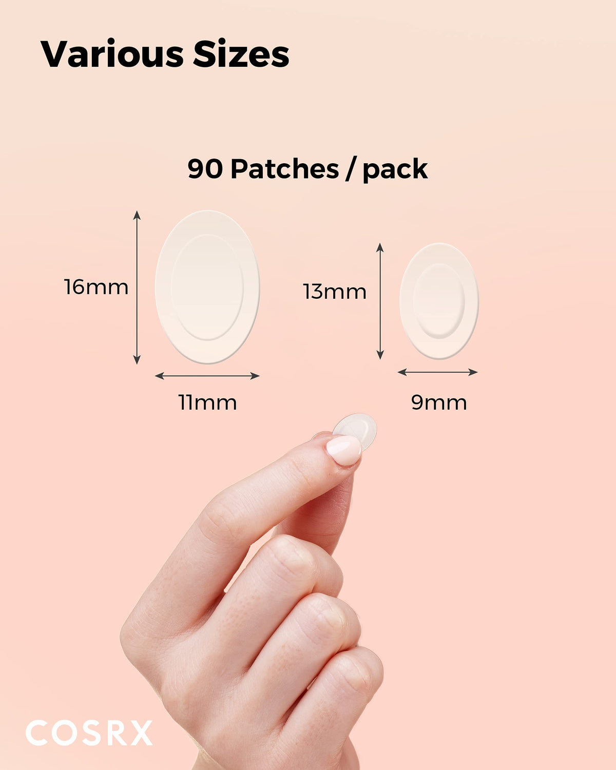 COSRX patch blended under light makeup showing discrete coverage
