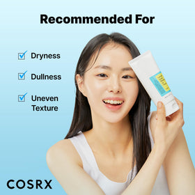 COSRX being used at sink in morning showing quick effective cleanse benefit
