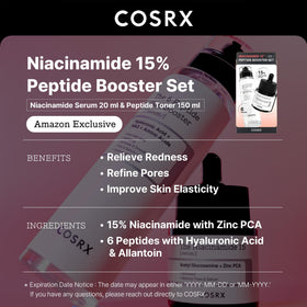 COSRX niacinamide serum dropper texture close-up demonstrating lightweight absorption