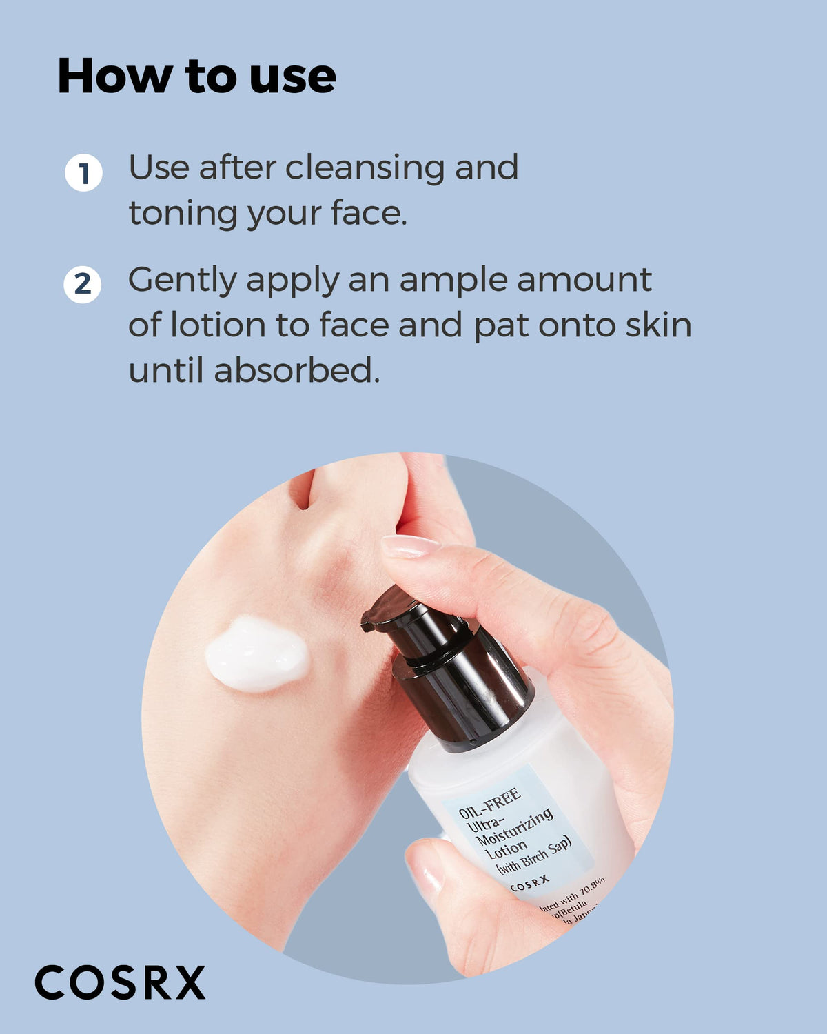 COSRX product on a bedside table in a night routine scene promoting nightly hydration