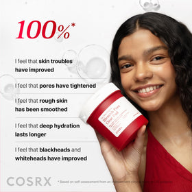 COSRX pad applied to chest and back for multi-area blemish care