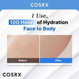 COSRX open jar showing creamy texture and quick absorption
