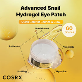 COSRX open jar close-up of hydrogel patches with nourishing benefit