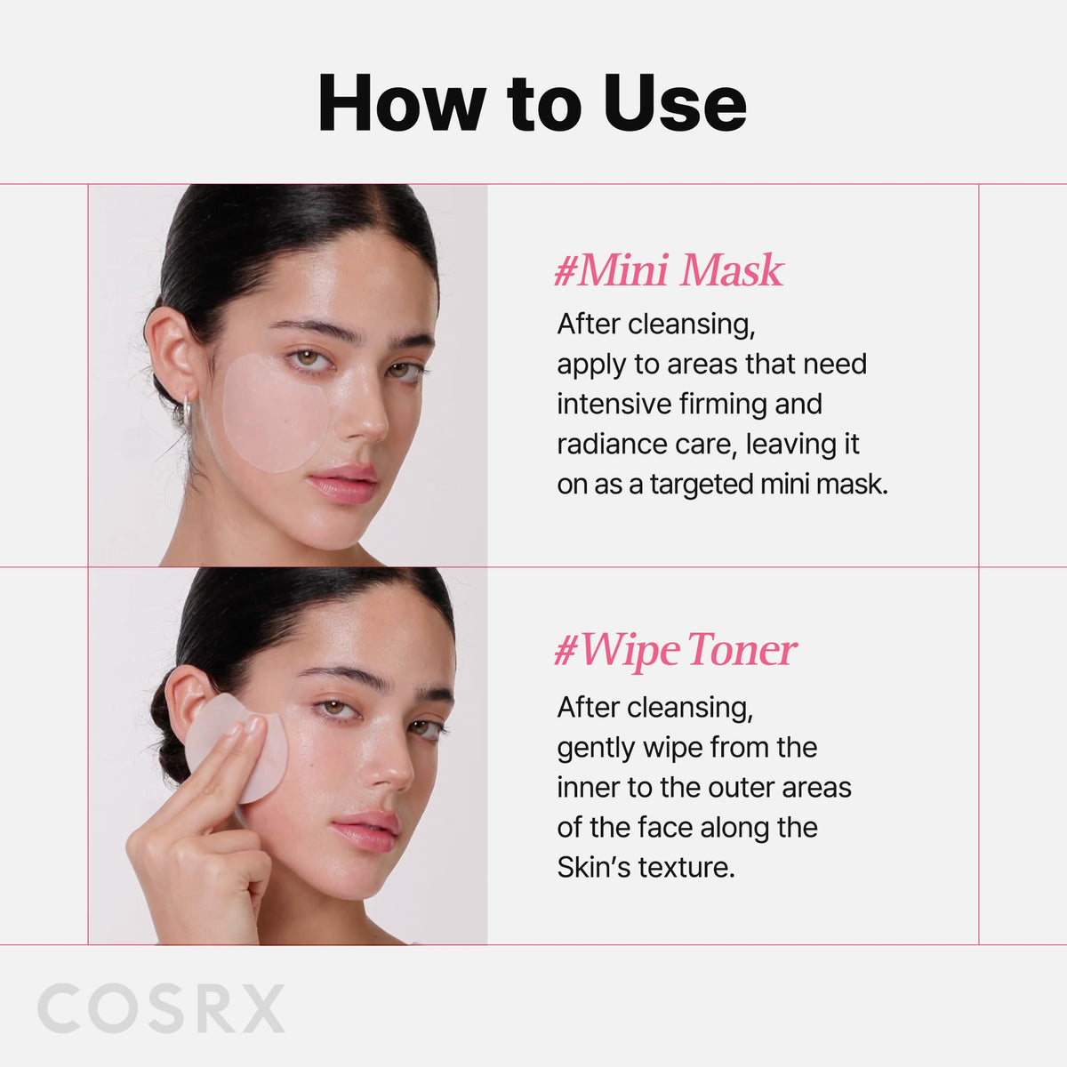 COSRX open tub with 100 pads for long-lasting, convenient supply