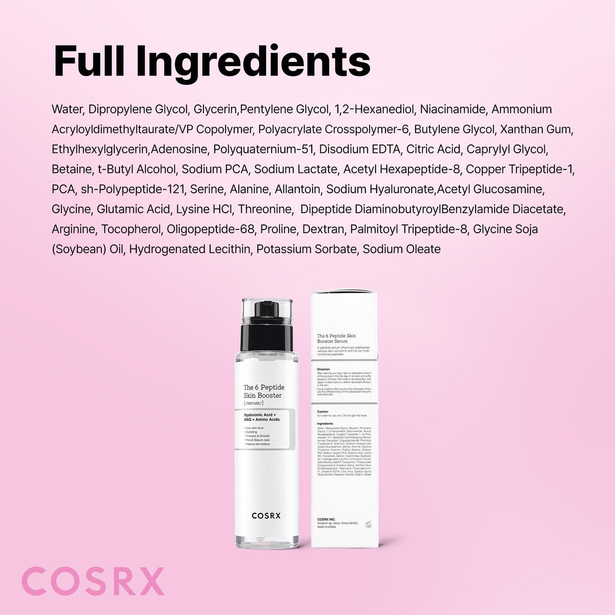 COSRX ounce size comparison showing 5.07 oz scale for purchasing clarity