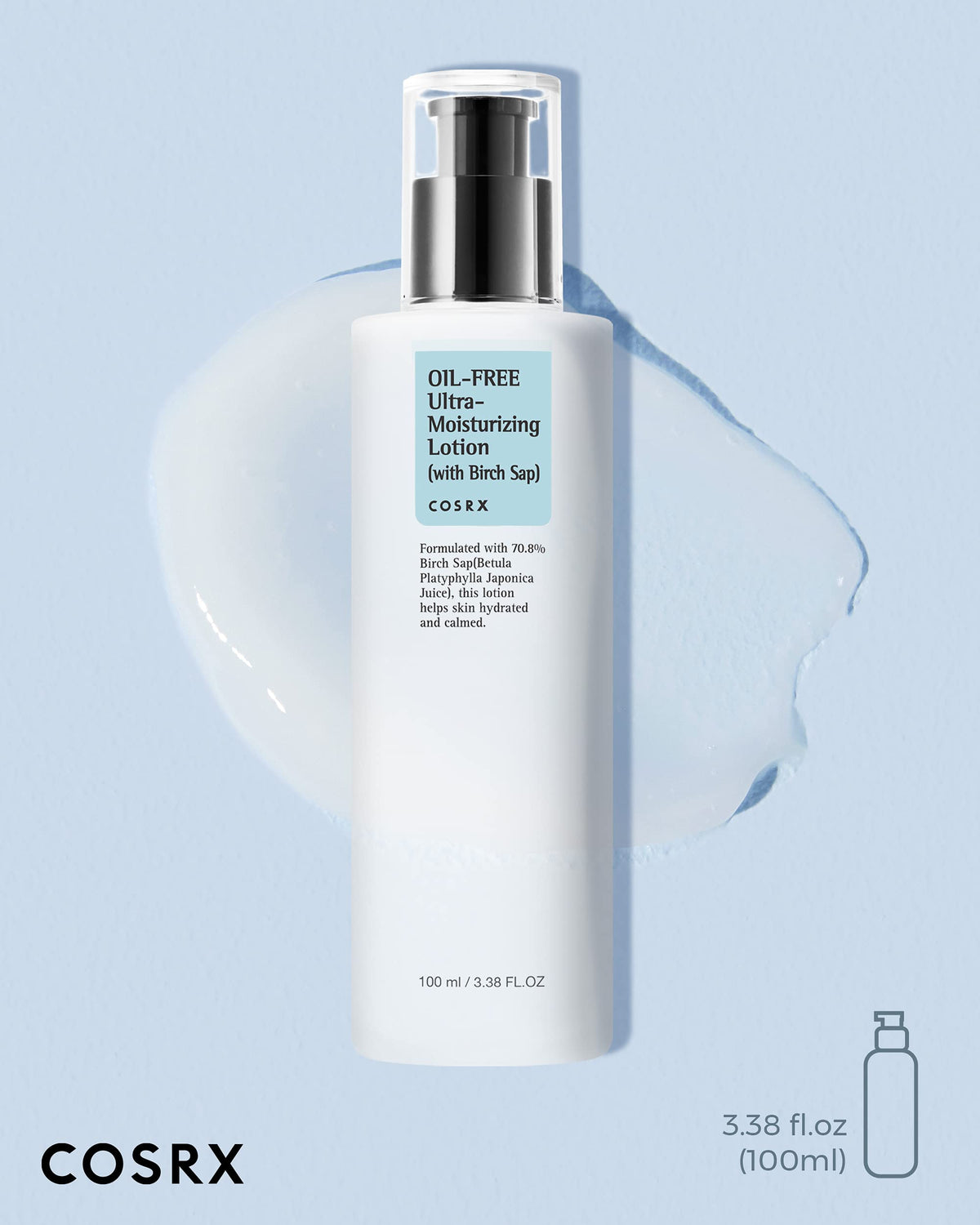 COSRX back packaging showing ingredient list and clean-label benefits for transparency