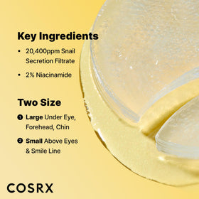 COSRX two patch sizes side-by-side for custom fit and coverage