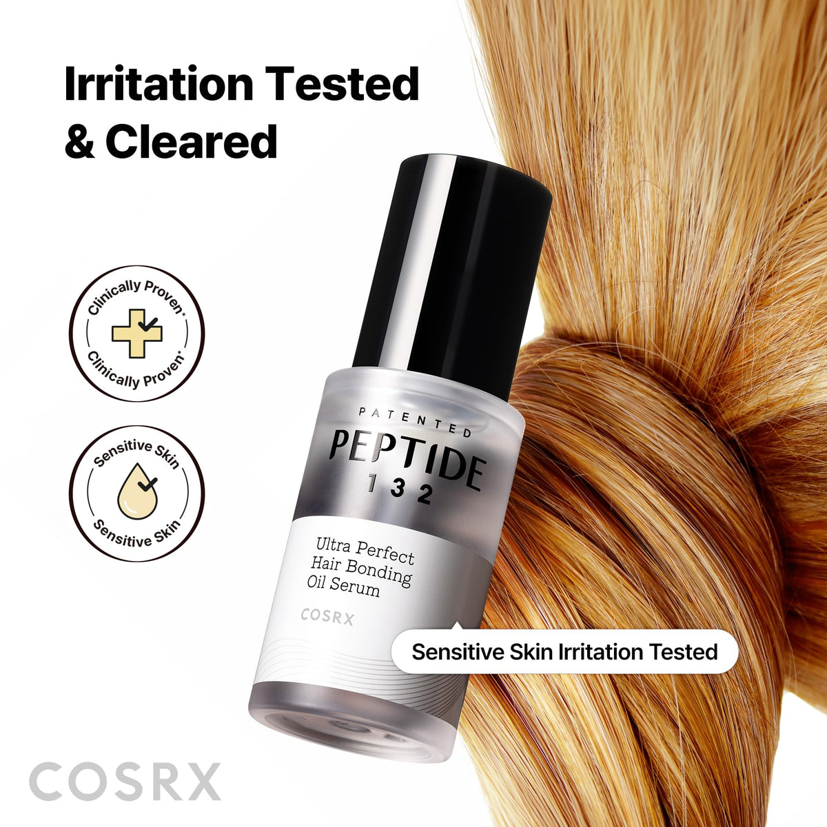 COSRX product flatlay with minimalist props highlighting clean formula