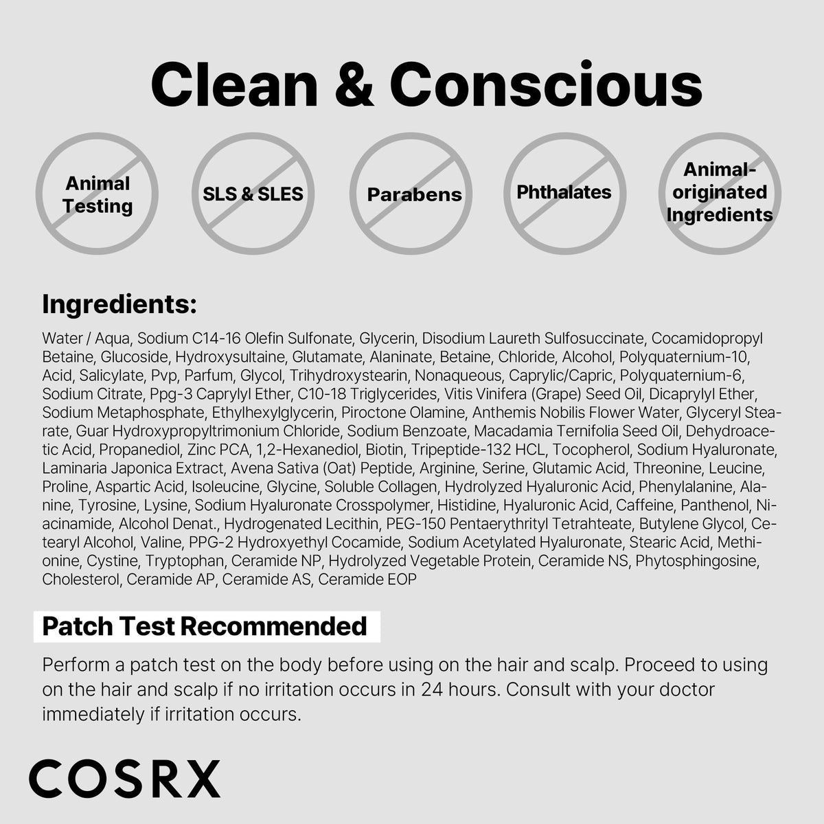 COSRX travel kit flatlay showing compact sizes for on-the-go repair
