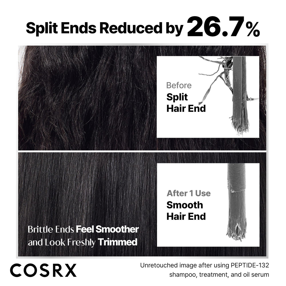 COSRX treatment cream texture illustrating deep conditioning and smoothing