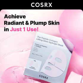 COSRX close-up of translucent hydrogel texture showing concentrated essence