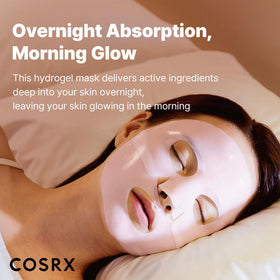 COSRX mask pouch next to passport illustrating travel-ready convenience