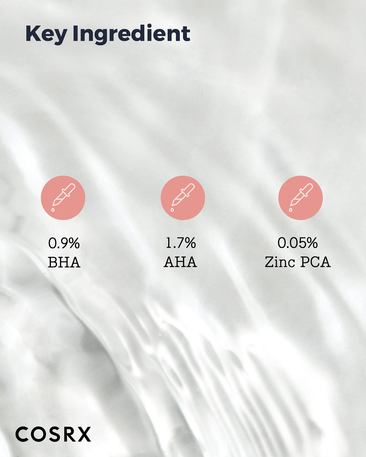 COSRX being applied to a cotton pad for precise exfoliation benefit
