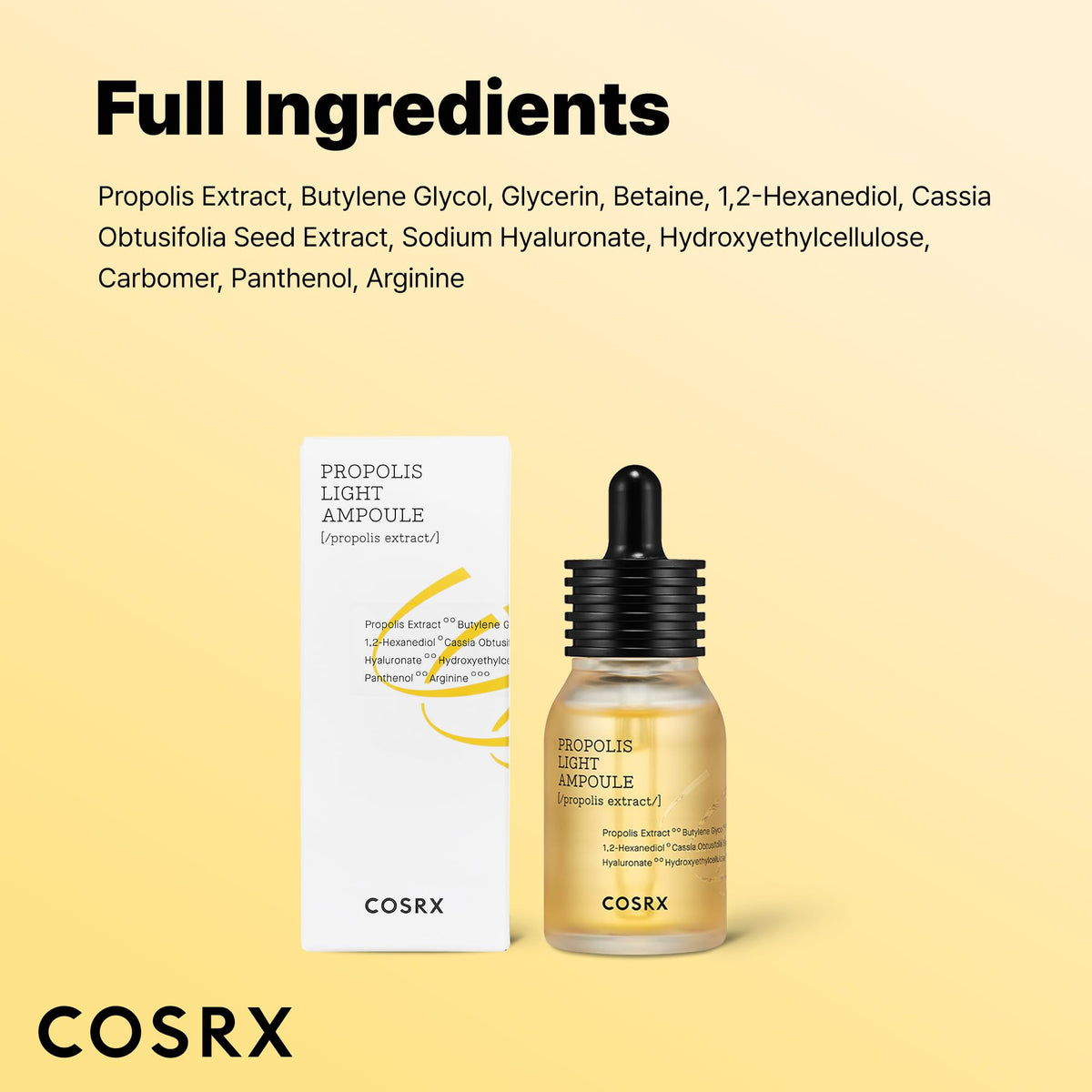 COSRX propolis ampoule on bathroom shelf lifestyle scene showing daily routine benefit