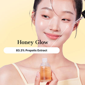 COSRX propolis ampoule next to common items showing 30ml travel-friendly benefit