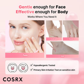 COSRX on bathroom shelf in lifestyle scene indicating everyday skincare use