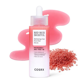 COSRX front bottle shot showing packaging and clear serum benefits