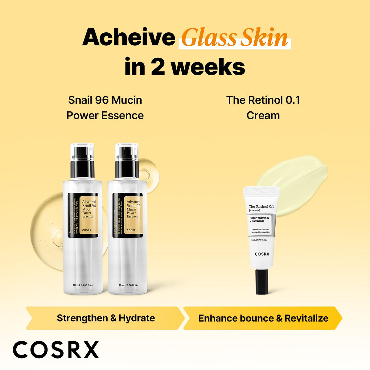 COSRX retinol 0.1% mini tube detail highlighting travel-size convenience and gradual renewal benefit