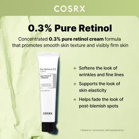 COSRX open jar texture close-up highlighting smooth cream and gentle finish