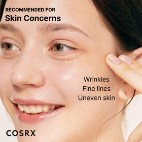 COSRX label closeup showing key ingredients and gentle formulation