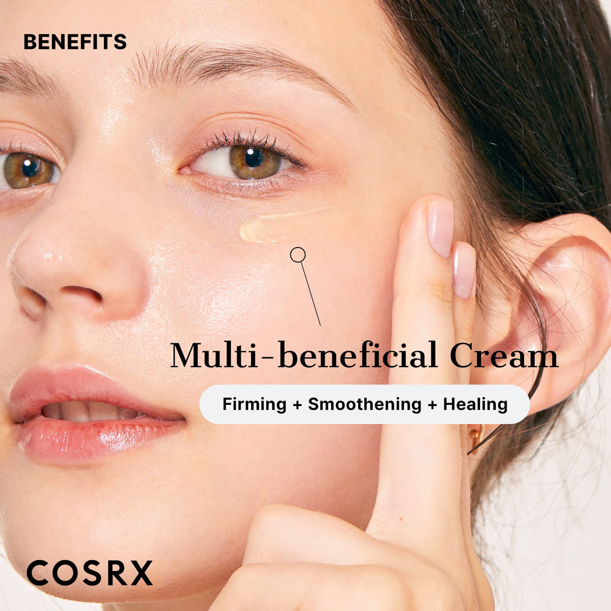 COSRX placed on bathroom counter in nighttime skincare scene