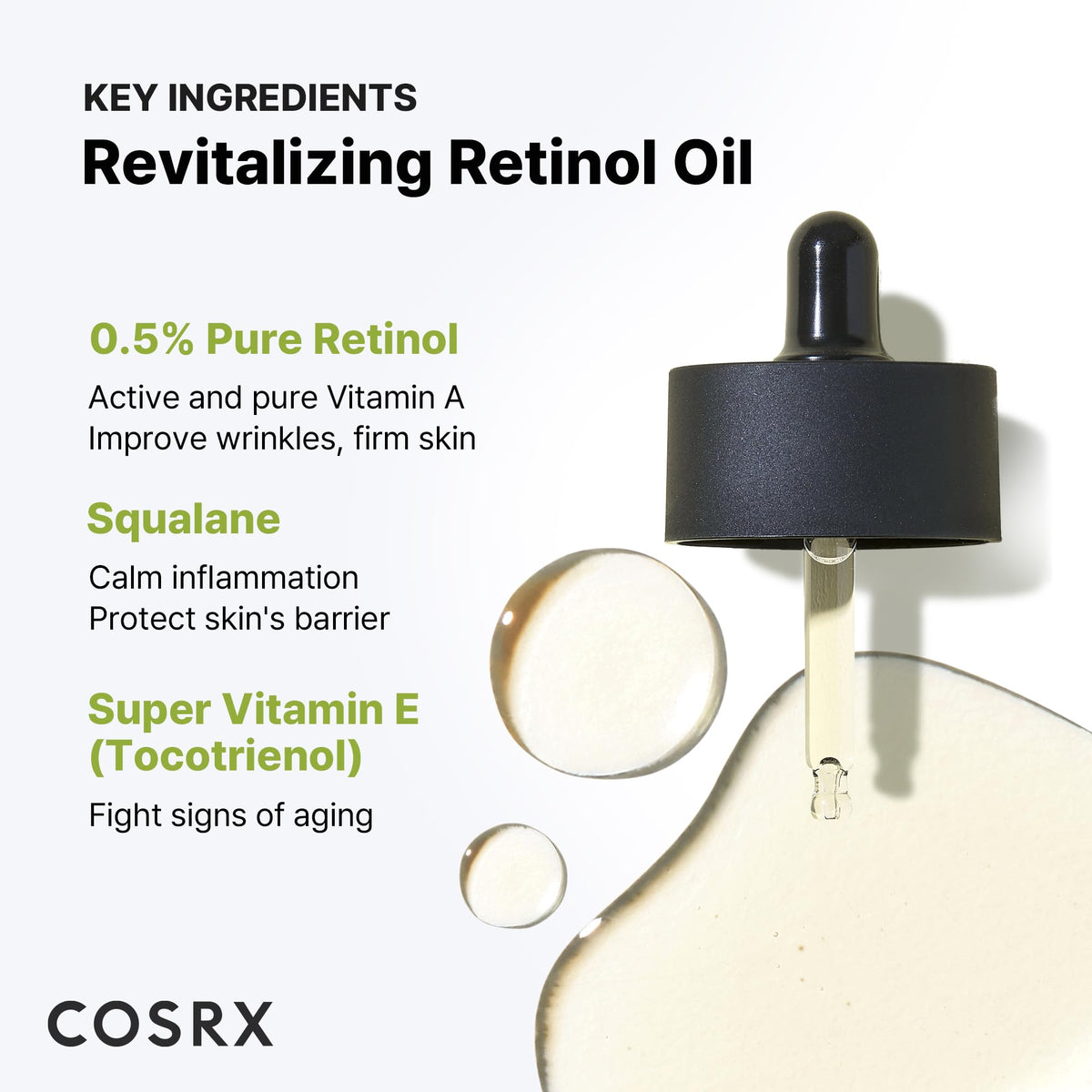 COSRX oil texture on skin showing absorbent finish and hydrating appearance