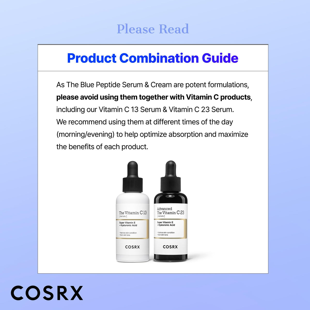 COSRX serum drip catching light close-up highlighting formula consistency and radiance benefit