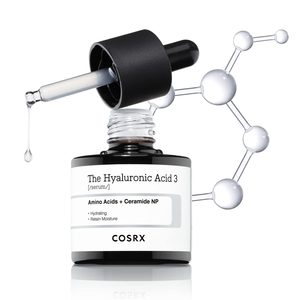 COSRX front packaging showing bottle and label, clear hydration benefits