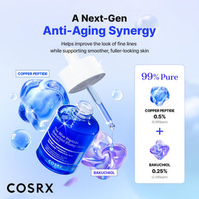 COSRX bottle in hand scale view showing 1.69 fl oz size for real-world reference