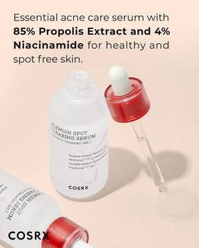 COSRX texture close-up on pipette demonstrating lightweight absorbency benefit