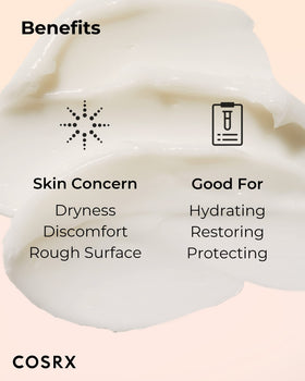 COSRX jar next to common items showing 80g size scale