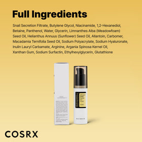 COSRX cream on vanity with skincare items showing lifestyle application and layering