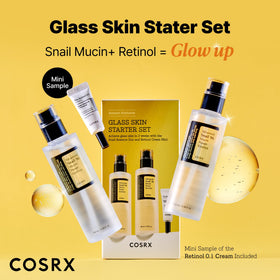 COSRX pump close-up of snail mucin essence showing easy dispensing and quick absorption benefit
