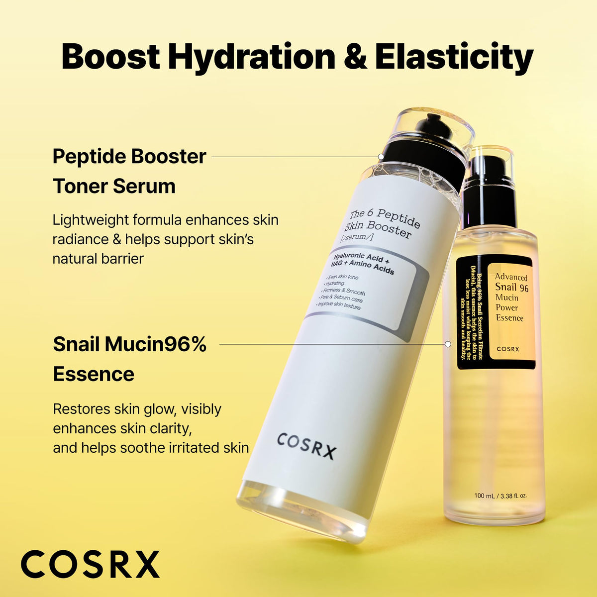 COSRX snail mucin texture close-up demonstrating lightweight hydration benefits