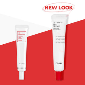 COSRX label close-up listing ingredients and centella AC-Rx Complex benefits