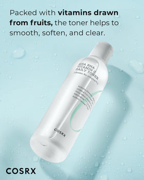 COSRX label close-up highlighting ingredients and transparent formulation benefits