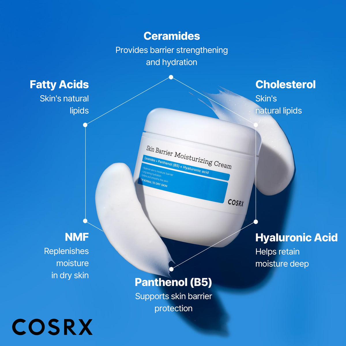 COSRX unscented label detail promoting lower irritation risk