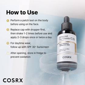COSRX serum on bathroom shelf in skincare lineup for everyday routine integration