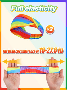 Cosweet headband held in hand showing scale and stretch for most adult heads