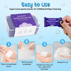Cottonessence expanded towel flat showing full 9.4x11.8 size