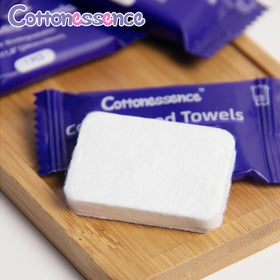 Cottonessence towel in salon setup for beauty and makeup removal