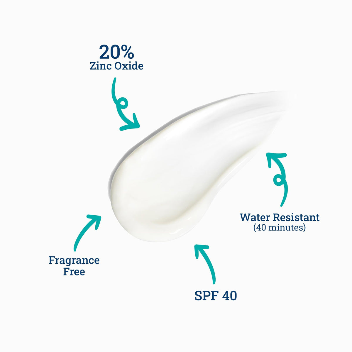 CoTZ applied to face demonstrating lightweight coverage and gentle finish