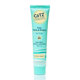 CoTZ front packaging showing SPF 40 and matte primer benefits