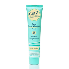 CoTZ front packaging showing SPF 40 and tinted primer benefit