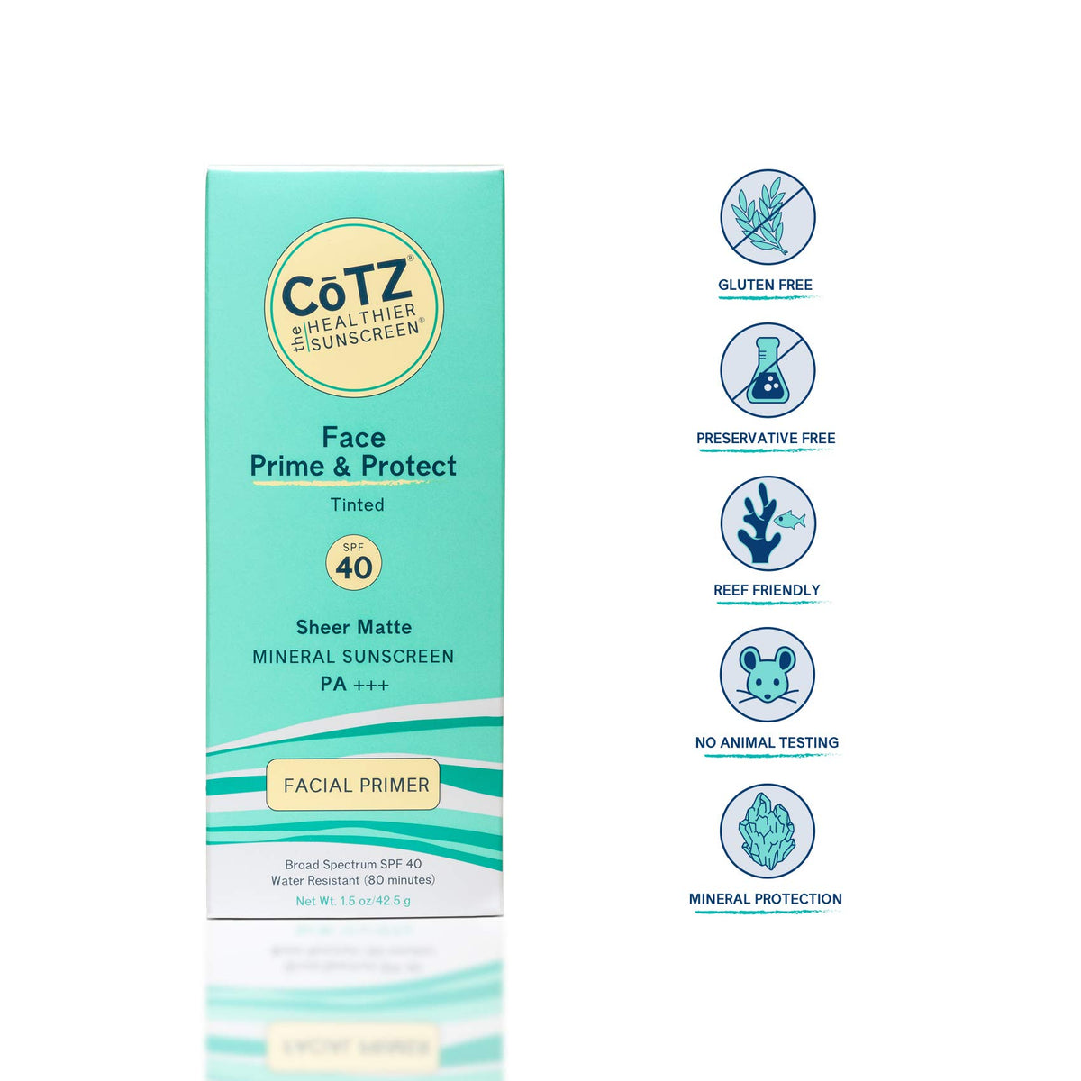 CoTZ creamy tinted mineral texture close-up for matte finish