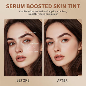 Covebalm applied on hand swatch demonstrating blendable coverage and skin-like finish