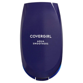 COVERGIRL Aquasmooth front compact showing shade 725 Buff Beige and compact design