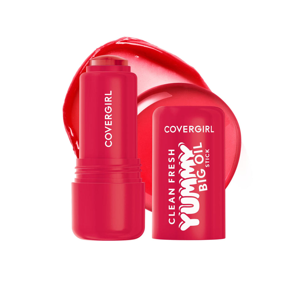 COVERGIRL front packaging of Big Oil Stick My Strawbooty showing color