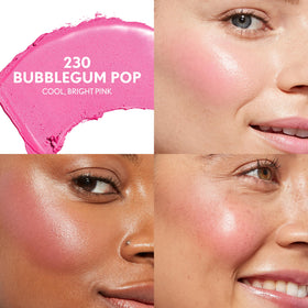 COVERGIRL swatch on wrist demonstrating true Bubblegum Pop color payoff