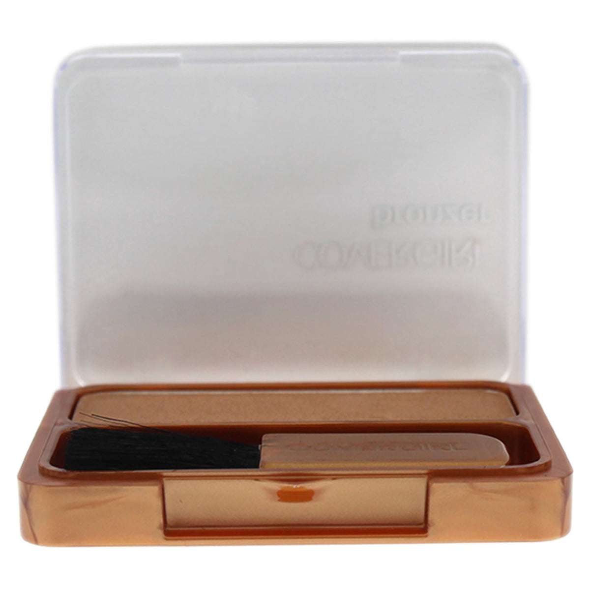 COVERGIRL compact front view showing golden tan bronzer for quick warming